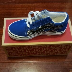 Vans Kids Sneakers in Blue and Black